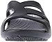 crocs Women's Sanrah Strappy Wedge Sandal, Black, 9 M US