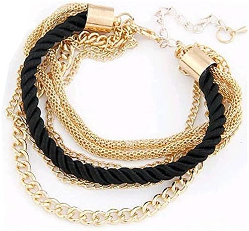 Design Girl Jewelry Handmade Rope Chain Decoration Bracelet Charm Bangle Wholesale