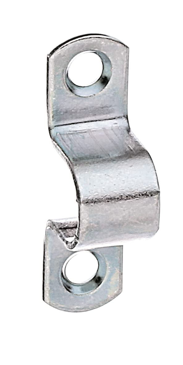 GAH-Alberts Loop with Recessed Screw Holes, Yellow Zinc Galvanised, 12.5 x 14 9 x 12 mm / 50 STK.