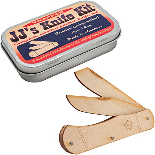 Channel Craft, JJ s Pocket Knife, Wood Craft Kit, Wooden Pocket Knife