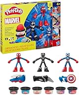 Play-Doh Marvel Hero Adventure Action Figure Playset 3 Bendable Figures view 10