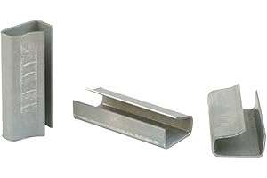 PAC Strapping Products Strapping S-40A Plastic Strapping Open Seal, for 1/2" Width Strap, (Pack of 1000)