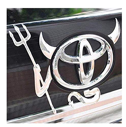 SANGAITIANFU 1 Pcs 3D PVC Small Devil Style Sticker Decal Decoration for Auto Car - Thumbnail 2
