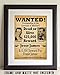 Jesse James Wanted Sign Vintage 11x14 Unframed Poster - Wild West Outlaw Decor, Antique Western Wall Art, Rustic Cowboy Artwork, Historic Memorabilia for Man Cave, Bar, Saloon, Old West History