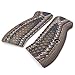 G10 Grips for CZ 75 Compact, Snake Scale Texture, Cool Hand Brand Coyote Color