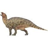 PNSO Prehistoric Dinosaur Models: 97 Lanqi the Lanzhousaurus | 10.2" Giant-Tooth Herbivore - Fixed Open-Mouth Pose - Robust Iguanodontian - 52-Page Manual + A3 Poster - 3 Videos - 15+