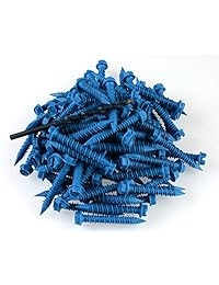 Ansen Herramientas an-122 punta de diamante (cabeza hexagonal tornillos para hormigón (Anchor 4" 1 2 X 1 3 4." 100 Pieza con broca