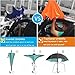 AmbrellaOK Premium Double Layer Inverted Umbrella with Reverse Folding Design Hands Free Handle Lightweight & Windproof Ideal Gift for Women & Men