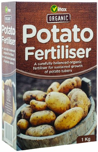 Vitax Organic Potato Fertiliser 1kg, has been formulated to provide a careful balance of nutrients for sustained growth of potato tubers.