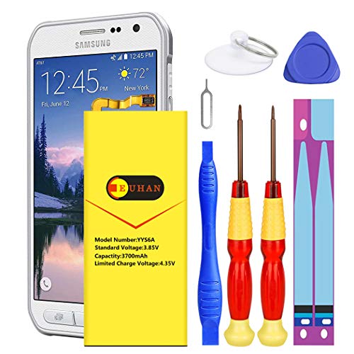 Galaxy S6 Active Battery, [Upgraded] Euhan 3700mAh Li-Polymer