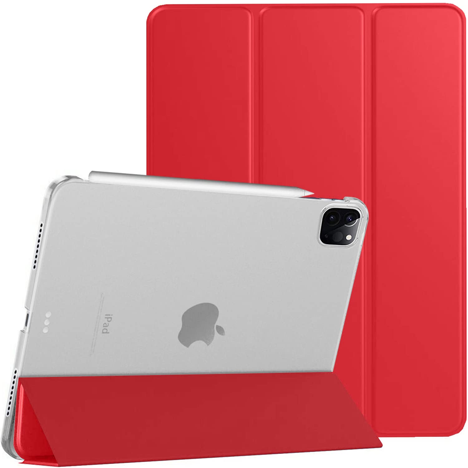 DuraSafe Cases for iPad Pro 12.9 inch 6th 5th 4th Gen Case A2436 MHNF3B/A MHNG3B/A MNXR3B/A MNXT3B/A A2378 MHNF3B/A MHNG3B/A A2229 MY2H2B/A MY2J2B/A A2461 MHNH3B/A MHNJ3B/A MHNK3B/A - Red — image 1