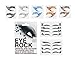 Bundle Monster 8pc Fashionable Fun Temporary Eye Tattoo Makeup Crystal Gem Glitter Liner Packs- Butterfly, Wings, Star