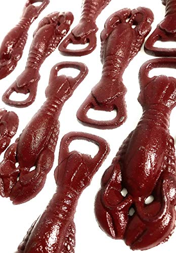 Rustic Lobster Handheld Bottle Opener - Unique Men's Stocking Stuffer - Cajun Crawfish Barware - Man Cave Novelty Gift - Thumbnail 3