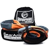GearAmerica (Bundle) Tow Strap 3" x20' + Tree Saver Winch Strap 3" x8' | Heavy Duty 35,000 LBS (17.5 T) Strength | Off-Road Towing and Recovery | Tipple Reinforced Loops + Protective Sleeves (2PK)