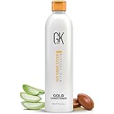 GK HAIR Global Keratin Gold Conditioner (8.5 Fl Oz/250ml) Hair Moisturizing Shine and Protection With Argan Oil, Shea Butter, Natural Oils All Hair Types