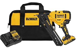 DEWALT DCN650D1 20V MAX XR 15 Gauge Cordless Angled Finish Nailer Kit