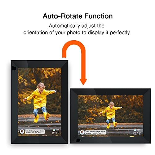 Digital Photo Frame Hyjoy WiFi Digital Picture Frame 10.1 Inch with IPS Touch Screen HD Display