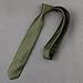 DAE2001 Dark Olive Green Fine Skinny Tie Matching Gift Box Set Checkered Poly SlimTie ST By Dan Smith