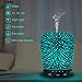 Aromatherapy Oil Diffuser,SZTROKIA 180ml Essential Oil Ultrasonic Cool Mist Humidifier with 3D Glass,24 Color Changing Starburst LED Lights (180ML-Ⅰ)