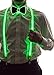 NEON NIGHTLIFE Light Up St Patricks Day Bow Tie, Irish Green Men's Glow in the Dark LED Tie