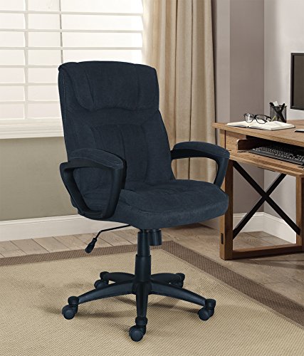Serta Style Hannah I Office Chair, Microfiber, Black