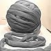 QICI 200g/7 oz Natural Gray Wool Roving Fiber Spin For Needle Felting Hand Spinning DIY
