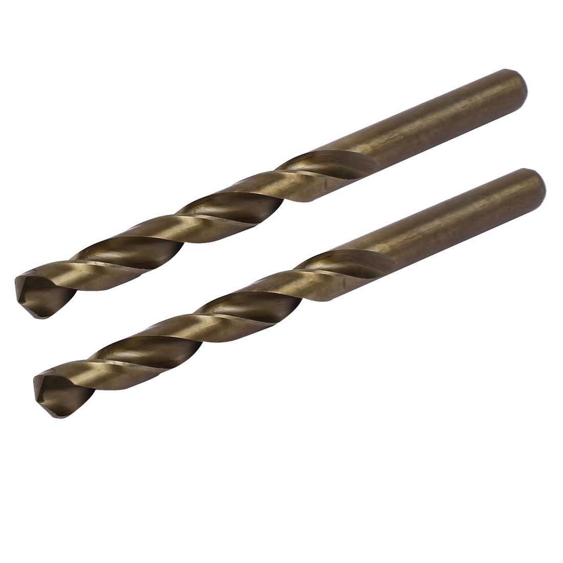 Sourcingmap 10.1mm Dia HSS Cobalt Straight Shank Metric Twist Drill Bit Drilling Tool 2pcs