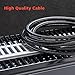 Xcords(TM) 2Pack 6Ft Nylon Braided iPhone Lightning to USB Syncing and Charging Cable Data Cord for iPhone 7/ 7 Plus/ 6/ 6 Plus/ 6s/ 6s Plus /5/iPad/iPod and more(Black)