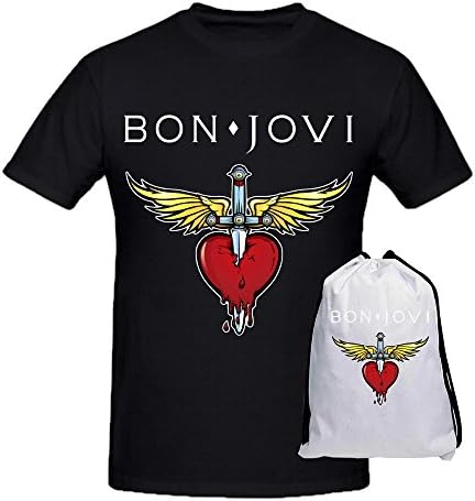 Zar Bon Jovi This House Is Not For Sale Tour T Shirt for Mens Black