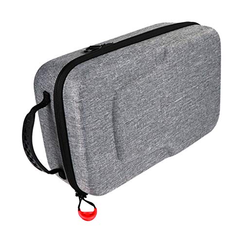 QUICATCH Compatible for Oculus Quest Virtual Reality EVA Hard Travel Protect Bag Large Capacity Waterproof Storage Box Portable Carrying Cover Case (Gray)