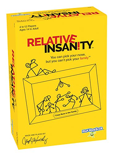 PlayMonster Relative Insanity Party Game About Crazy Relatives--Made Played Comedian Jeff Foxworthy