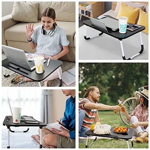 FuHai Portable Laptop Desk ,Laptop Stand for Bed with USB Charge Port