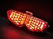 Areyourshop LED TailLight Turn Signals for YAMAHA YZF R6 2003-2005, YZF R6S 2006-2008