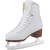 Jackson Ultima Mystique Womens &amp; Kids Figure Ice Skates - White | Comfortable Figure Skates for Ice Skating &amp; Recreational Figure Skating, Ice Skates for Kids/Toddler Ice Skates-Medium Width
