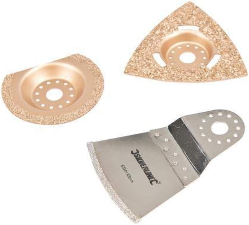 Silverline 883367 Multi-Tool Tiling Blade Set 3pce 3pce - Image 3
