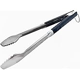17.32-Inch Heavy Duty Stainless Steel BBQ Tongs, Extra Long Grill Tongs | Heavy Duty,Extra Long,Powerful Grip,Comfortable Handle,Easy Lock &amp; Storage