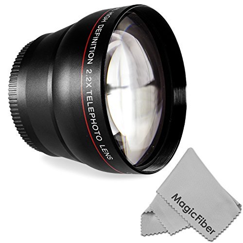 58MM 2.2x Altura Photo Professional Telephoto HD Lens for CANON REBEL (T6s T6i T5i T4i T3i T3 T2i T1i XT XTi XSi SL1)