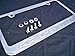 Chevrolet Chevy Logo Chrome Metal License Plate Frame with Screw Caps  ~ TVG 