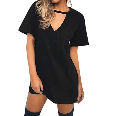 Womens Choker V Neck Dress,nikunLONG Long Tops Kenya | Ubuy