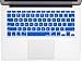 Kuzy - Blue Keyboard Cover Silicone Skin for MacBook Pro 13