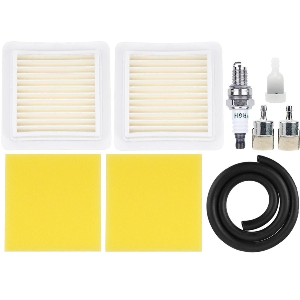 ZAMDOE 2 Pack A226002030 Air Filter + A226002040 Pre Filter for Echo SRM-2620 SRM-3020 BRD-2620 EB262 M262 C262 AHS262 Trimmers Blower Lawn Mower with Spark Plug Fuel Filter