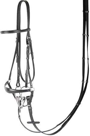 Harry's Horse Hannoveranische Trense Leder schwarz