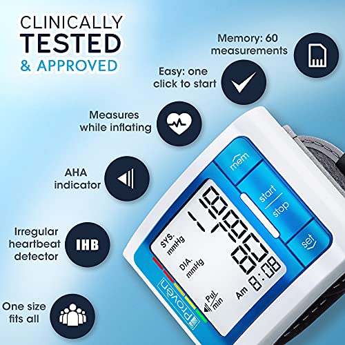 iProven Blood Pressure Cuff, Automatic Wrist Blood Pressure Monitor