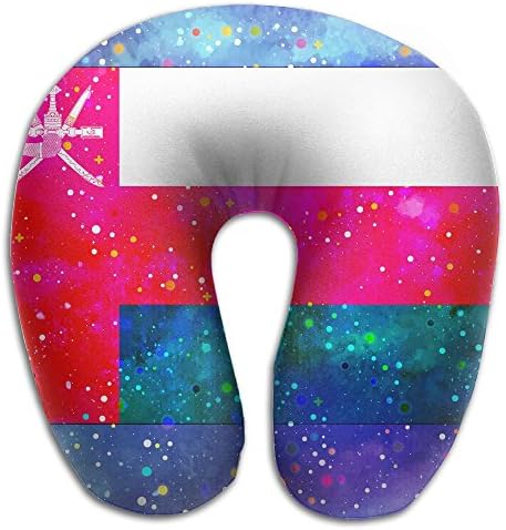 Oman Flag Starry Flag U Shaped Pillow Travel Pillow Duplex Print Neck Pillow