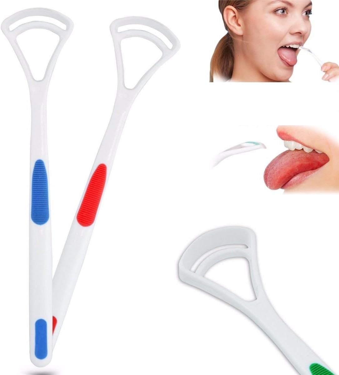 aanya enterprise Oral Dental Tongue Cleaner,Set Of 2 Pcs