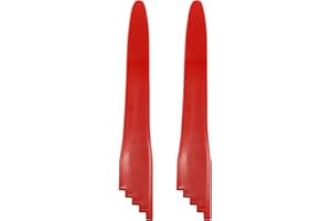 ZYAMY 2pcs Canning Bubble Popper Bubble Remover Bubble Measurer Canning Supplies 22.5x3cm for Canning Food, Red