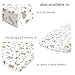 Bassinet Fitted Sheet Compatible with Halo, Fisher Price, Delta, Graco – Fits Perfectly on 15 x 33 Inch Oval, Rectangular Mattress Pad – Snuggly Soft Jersey Cotton – Woodlands – 1 Pack