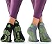 FitLeaf Toeless Yoga Socks for Women – Non Slip Grip Half Toe Socks for Pilates, Ballet, Barre – 2 Pairs