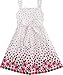 Sunny Fashion Girls Dress Bug Print Colorful Dot Size 4-5