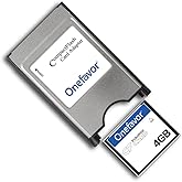 Onefavor Compact Flash to PCMCIA Ata Adapter CF to PC Card Adapter PCMCIA Ata Adapter for Cf 2 Card (Come with 4GB CF Memory Card)